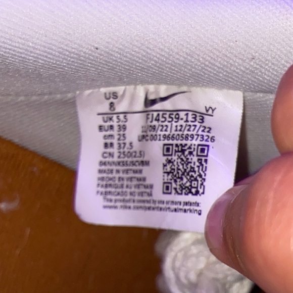 Nike AF1 ‘Needlework’ - Women’s Size 8 / 25 cm - Picture 6 of 7